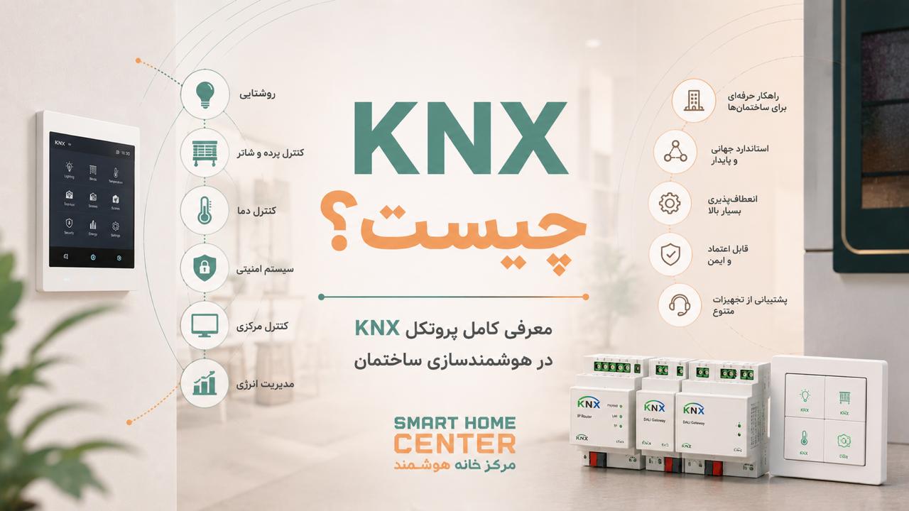 KNX چیست؟ معرفی کامل پروتکل KNX در هوشمندسازی ساختمان